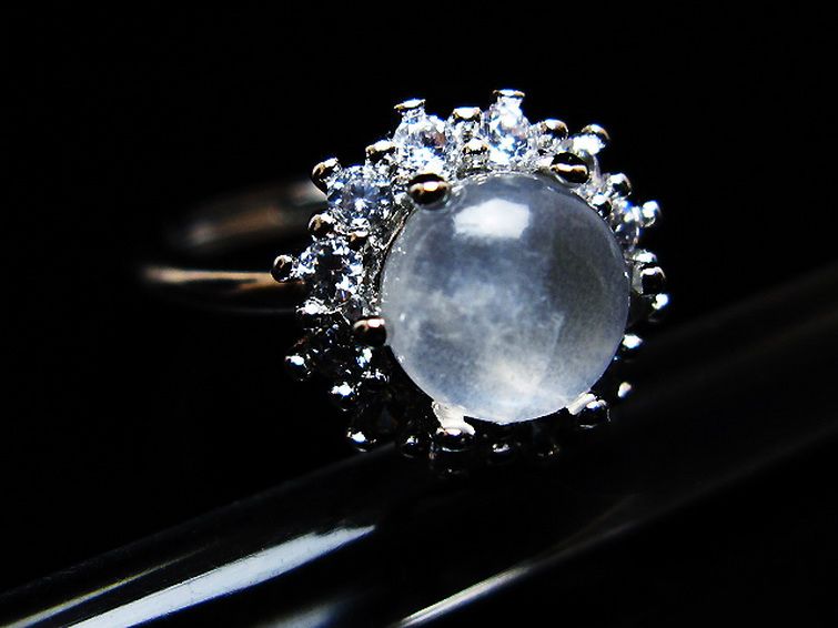 ムーンストーン 指輪 (16号) [t135-7477] 2枚目