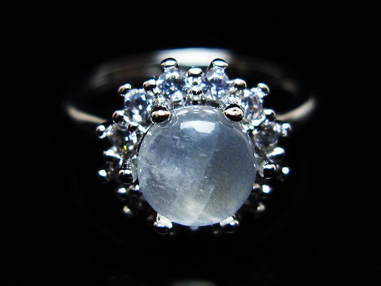 ムーンストーン 指輪 (16号) [t135-7477] 3枚目