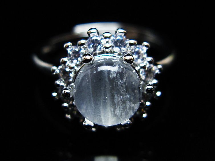 ムーンストーン 指輪 (15号)[T135-7478] 3枚目