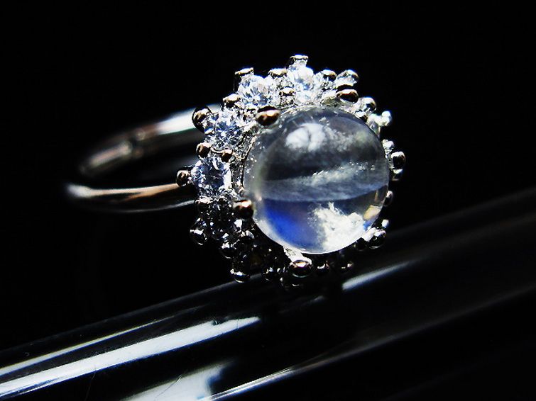 ムーンストーン 指輪 (16号) [t135-7492] 2枚目