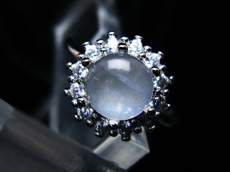 ムーンストーン 指輪 (14号)[T135-7497] 1枚目