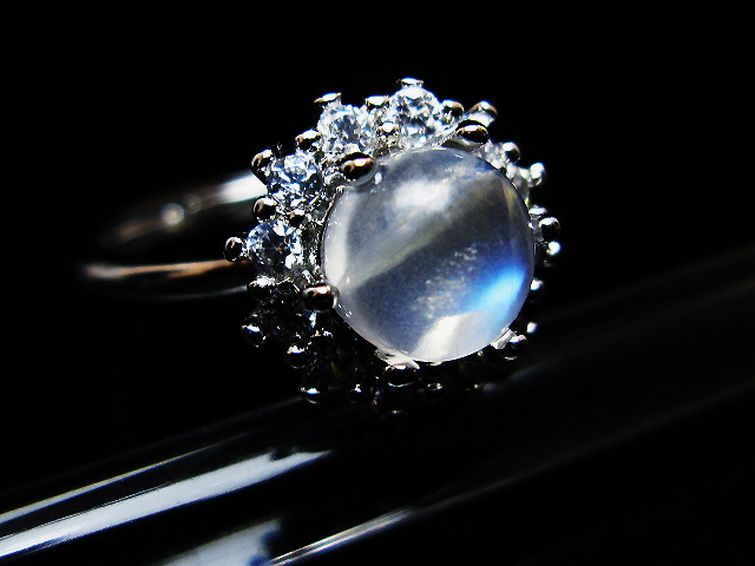ムーンストーン 指輪 (16号)[T135-7505] 2枚目