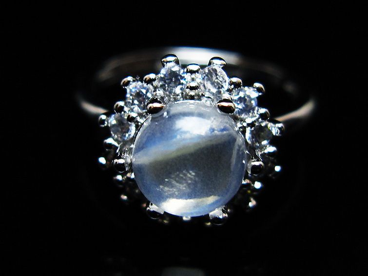 ムーンストーン 指輪 (16号)[T135-7505] 3枚目