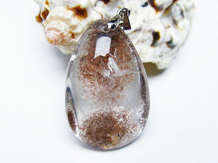 ガーデン水晶 ペンダント [T136-3724] 2枚目