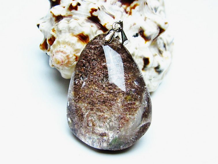 ガーデン水晶 ペンダント [T136-4392] 1枚目