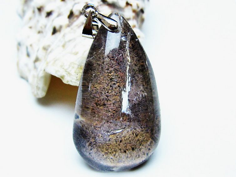 ガーデン水晶 ペンダント [t136-4396] 1枚目