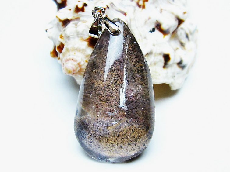 ガーデン水晶 ペンダント [t136-4396] 2枚目