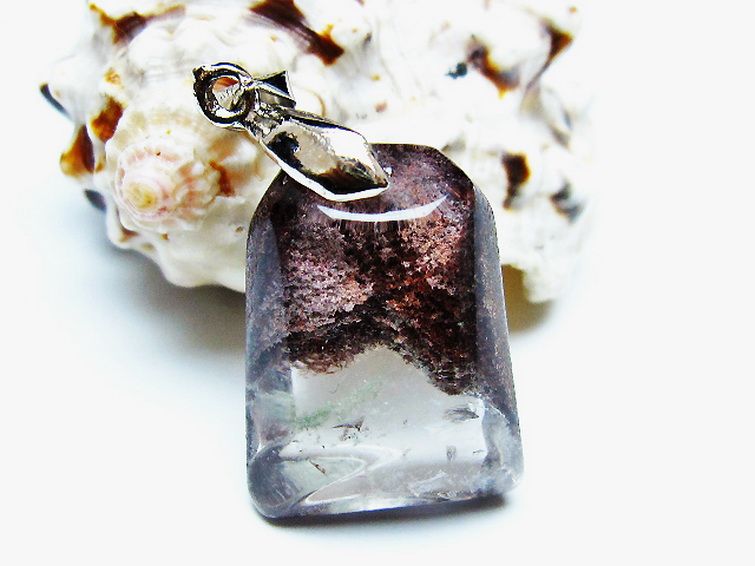 ガーデン水晶 ペンダント [T136-4400] 1枚目