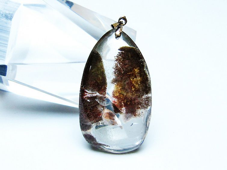 ガーデン水晶 ペンダント [T136-4433] 1枚目