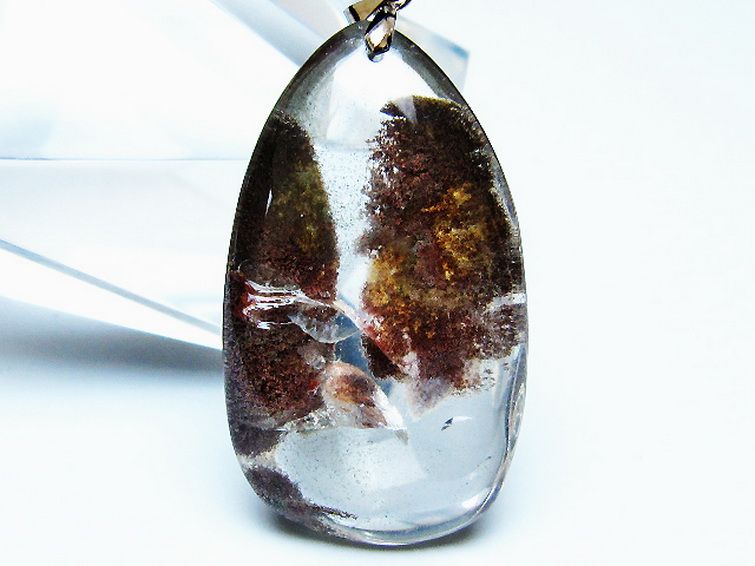 ガーデン水晶 ペンダント [T136-4433] 2枚目