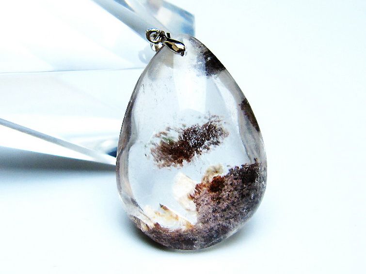 ガーデン水晶 ペンダント [T136-4436] 1枚目