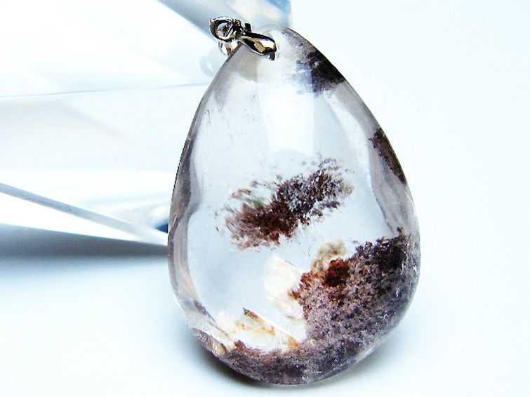 ガーデン水晶 ペンダント [T136-4436] 2枚目