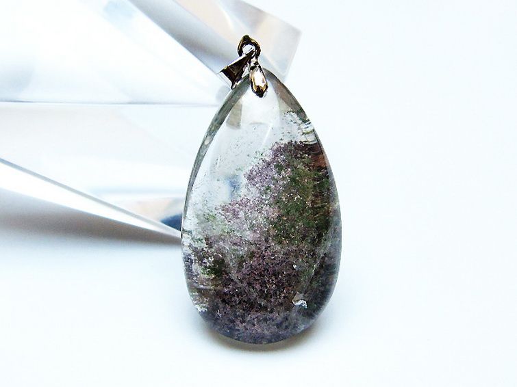 ガーデン水晶 ペンダント [t136-4477] 1枚目