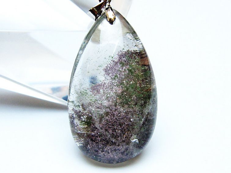 ガーデン水晶 ペンダント [t136-4477] 2枚目