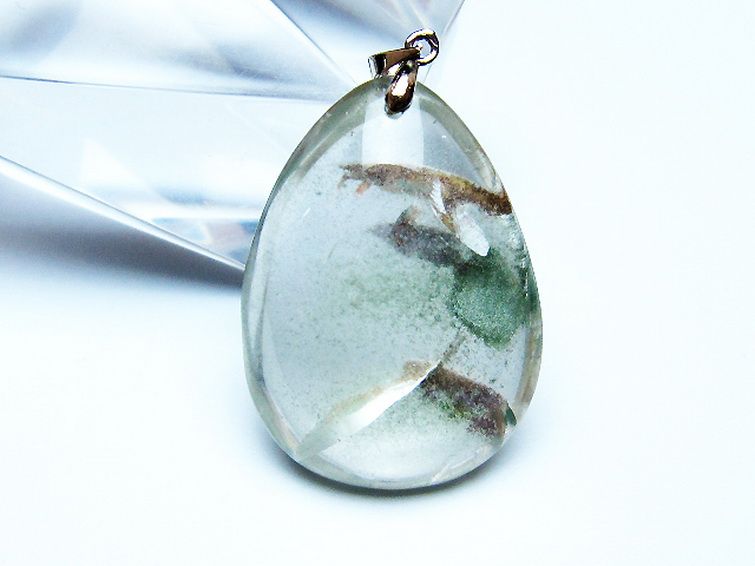 ガーデン水晶 ペンダント [T136-4550] 1枚目