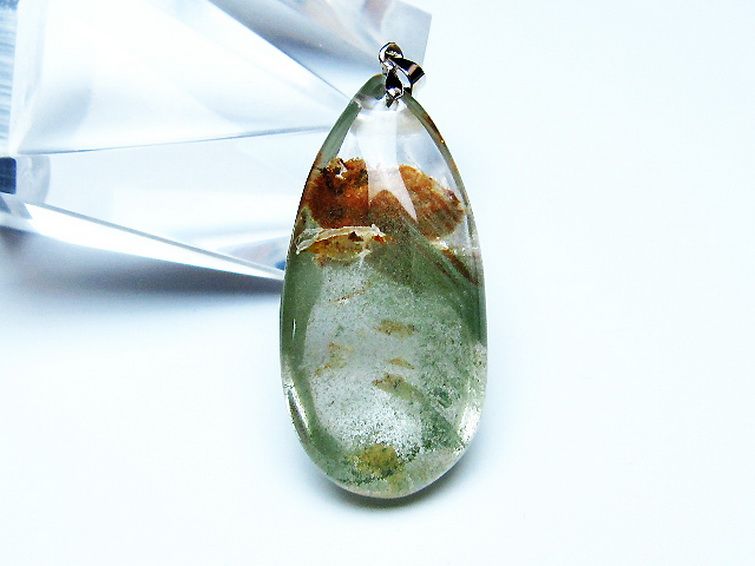 グリーンファントム ペンダント [t136-4553] 1枚目