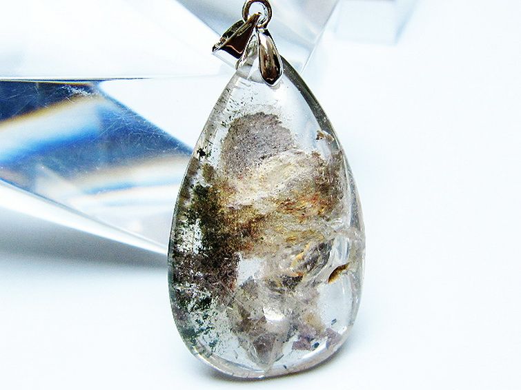 ガーデン水晶 ペンダント [t136-4590] 1枚目