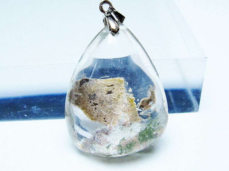 ガーデン水晶 ペンダント [t136-4601] 2枚目