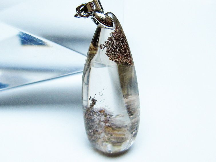 ガーデン水晶 ペンダント [t136-4619] 1枚目