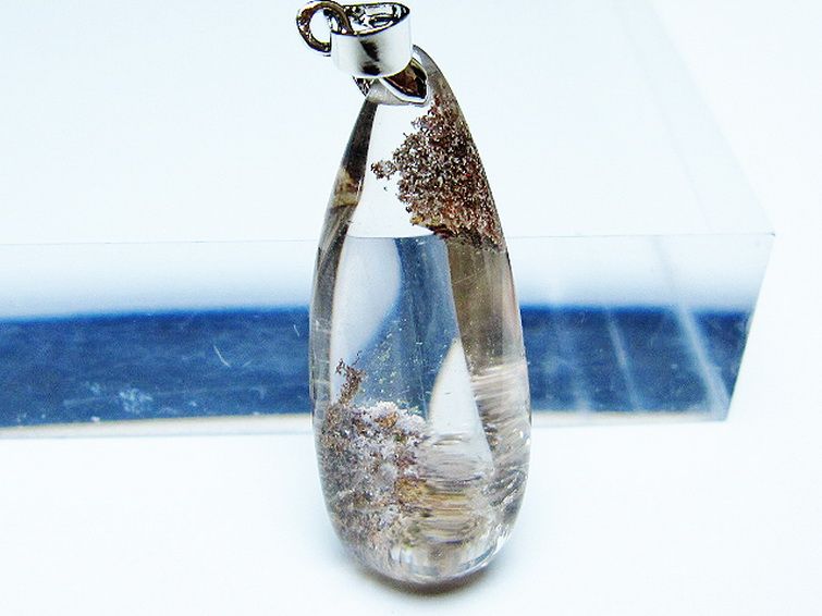 ガーデン水晶 ペンダント [t136-4619] 2枚目