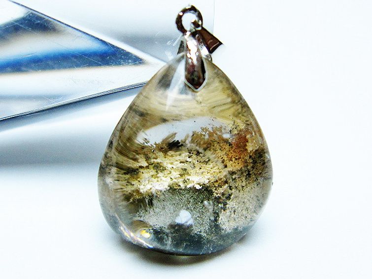 ガーデン水晶 ペンダント [t136-4622] 1枚目