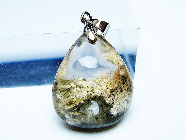 ガーデン水晶 ペンダント [t136-4622] 2枚目