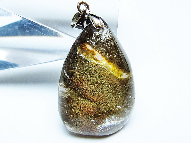 ガーデン水晶 ペンダント [t136-4625] 1枚目