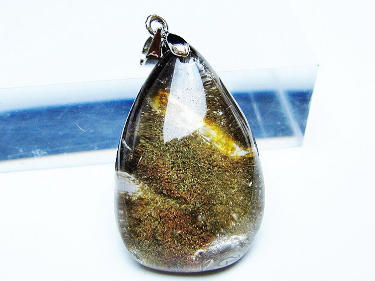 ガーデン水晶 ペンダント [t136-4625] 2枚目