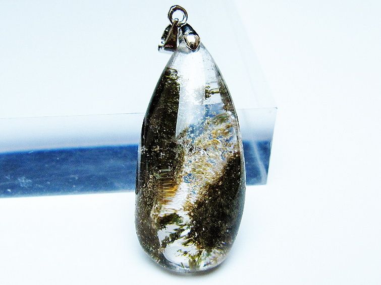 ガーデン水晶 ペンダント [t136-4644] 2枚目