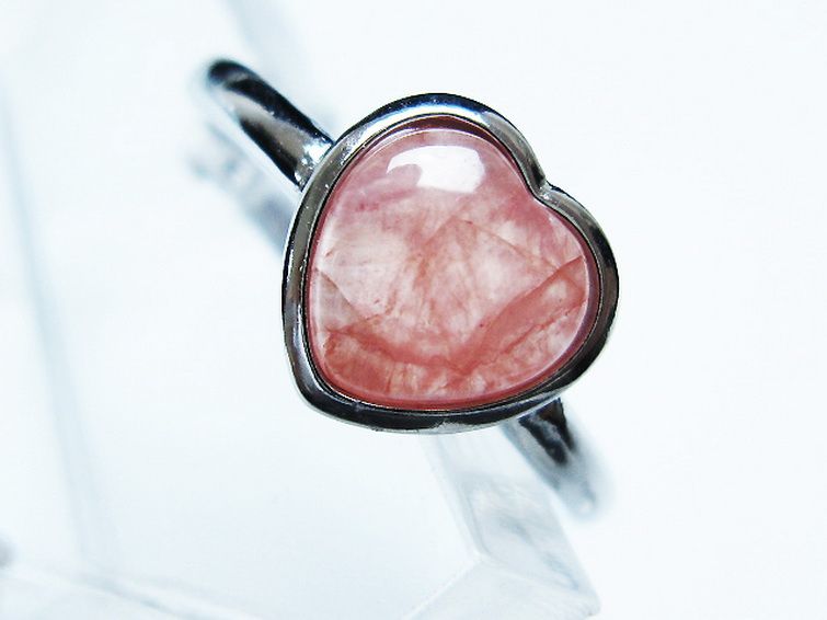 インカローズ ロードクロサイトハート 指輪 (16号)[T137-3119] 2枚目