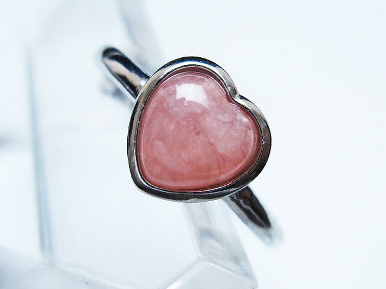 インカローズ ロードクロサイトハート 指輪 (15号)[T137-3350] 2枚目