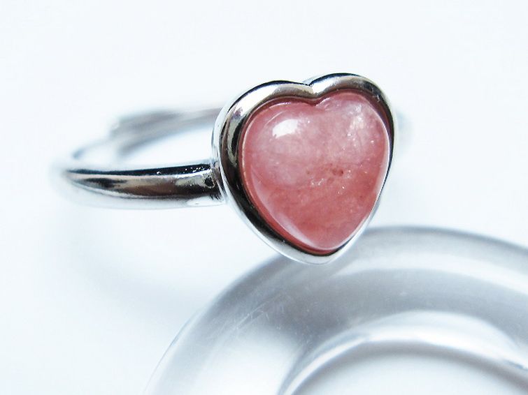 インカローズ ロードクロサイトハート 指輪 (15号)[T137-3350] 3枚目