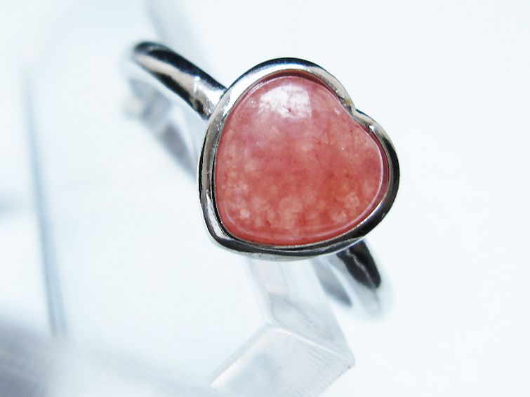 インカローズ ロードクロサイトハート 指輪 (15号)[T137-3417] 2枚目