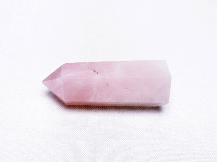 ローズクォーツ 六角柱[T138-6157] 1枚目