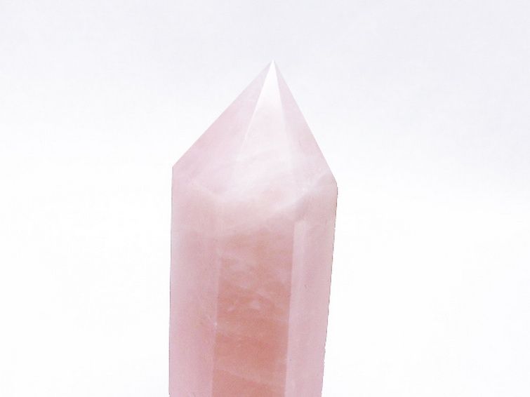 ローズクォーツ 六角柱 [t138-6235] 2枚目
