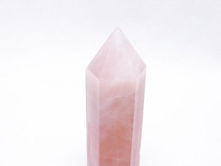 ローズクォーツ 六角柱 [t138-6235] 3枚目
