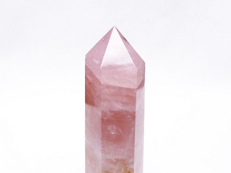 ローズクォーツ 六角柱[t138-6296]