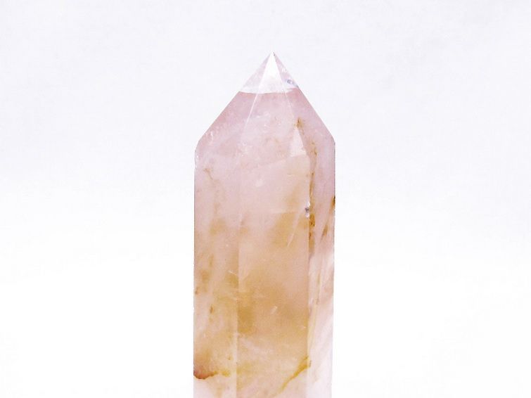 ローズクォーツ 六角柱[T138-6297] 2枚目