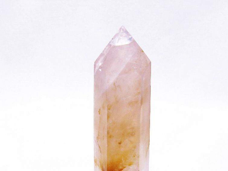 ローズクォーツ 六角柱[T138-6297] 3枚目