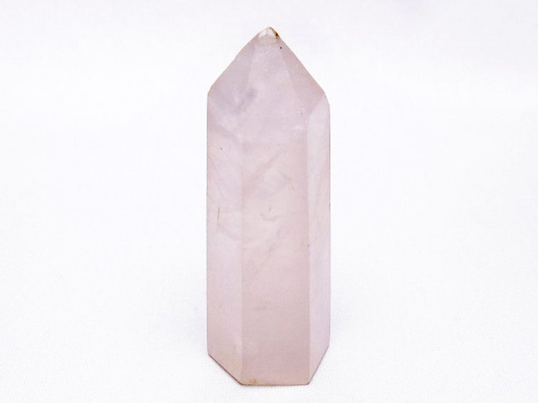ローズクォーツ 六角柱[T138-6299] 1枚目