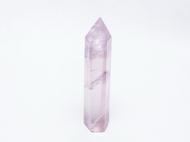 ローズクォーツ 六角柱[T138-6341] 1枚目