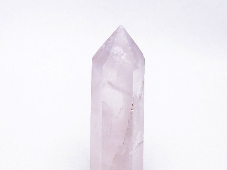 ローズクォーツ 六角柱 [t138-6342] 2枚目