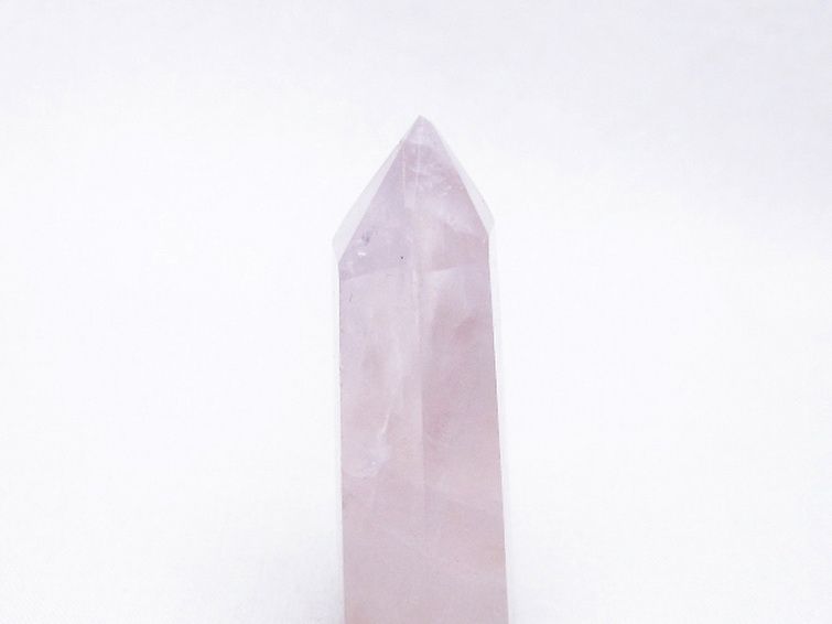 ローズクォーツ 六角柱 [t138-6342] 3枚目