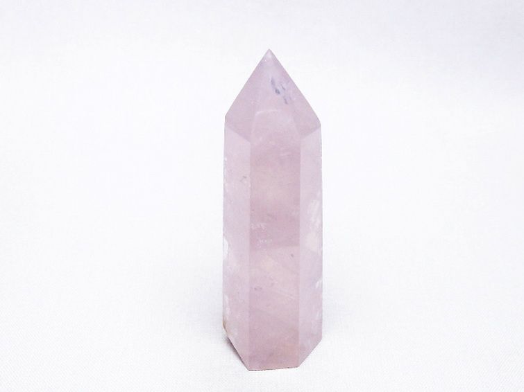 ローズクォーツ 六角柱[T138-6345] 1枚目