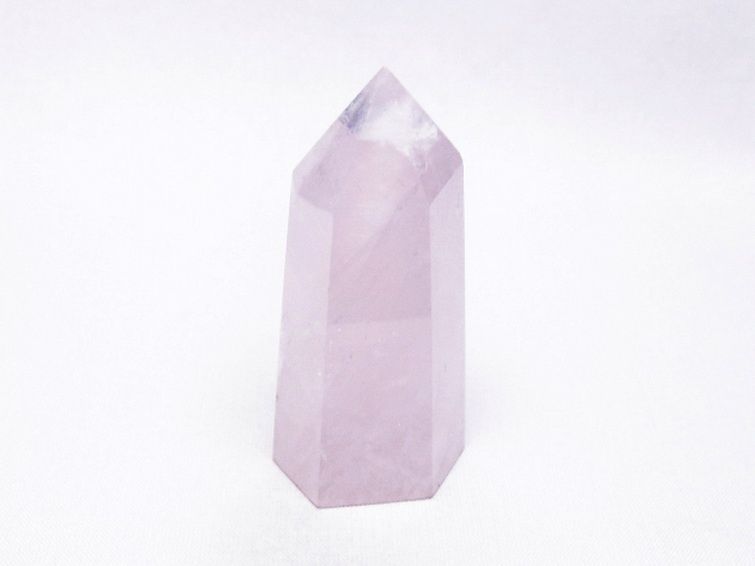 ローズクォーツ 六角柱[T138-6349] 1枚目