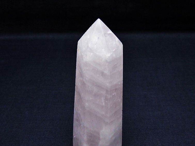 ローズクォーツ 六角柱 [t138-6412] 3枚目