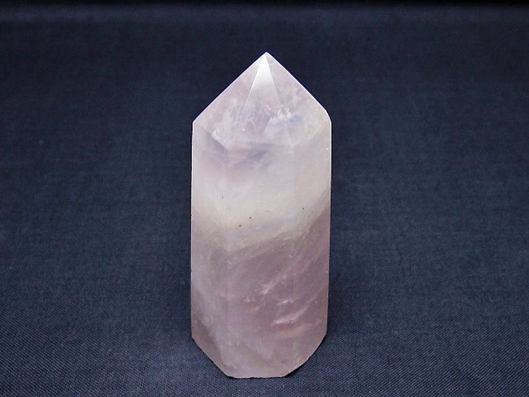 ローズクォーツ 六角柱 [t138-6458] 1枚目