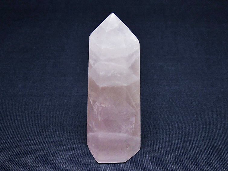 ローズクォーツ 六角柱 [t138-6466]