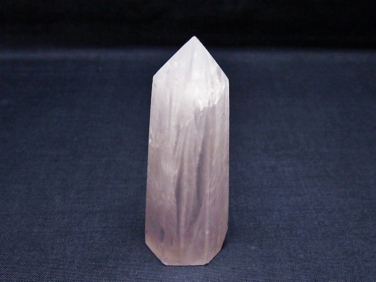 ローズクォーツ 六角柱[T138-6483] 1枚目