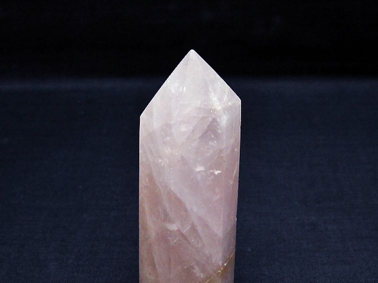 ローズクォーツ 六角柱 [t138-6495] 3枚目